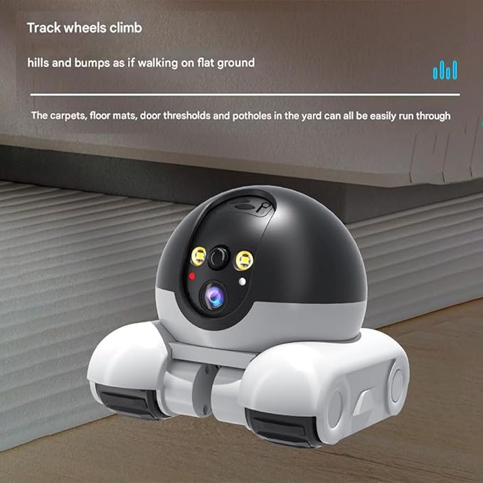 Pet Cameras Indoor with Phone App, 1080p Dual Lens, P 360°/T 90° Rotation Monitoring, 2-Way Talk, Night Vision, Motion Detection, Video Recording (4G, 64GB)