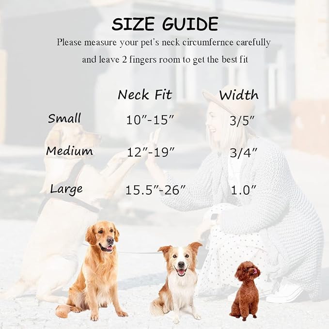 Soft Cotton Dog Collar with Metal Buckle Adjustable Heavy Duty Comfy Corduroy Collars for Small Medium Large Dogs,Rosy Pink,Large