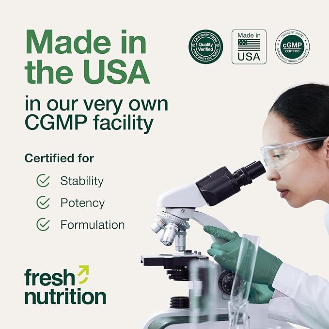 Fresh Nutrition Organic Milk Thistle Supplement - 2000mg Potent Strength – 4 Month Supply – Silymarin Thistle Seed Standardized Extract 4:1 - Made in The USA - 120 Capsules
