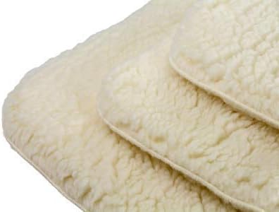 ActiveDogs Hi Loft Faux Lambskin Plush Sherpa Dog Bed - Medium 24"-36" - Orthopedic & Machine Washable - Double Layered