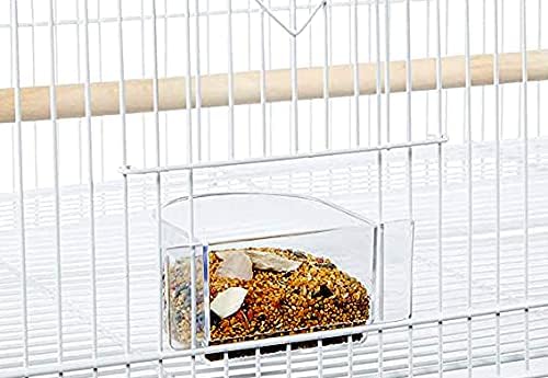 Lot of Breeding Bird Flight Cages for Canary Parakeet Aviaries Budgies Lovebird Finch (24" White Divider)