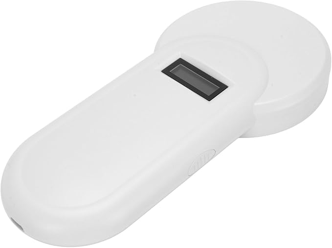 Fafeicy Handheld Animal Chip Reader, Rechargeable Pet Scanner with OLED Display for Dogs Cats Horses Pigs Cows Sheep, ISO11784 5 FDX B Compatible