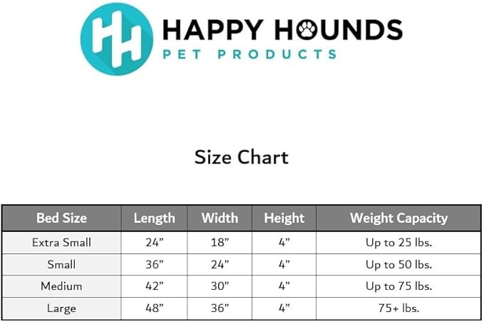 Happy Hounds Oscar Rectangle Orthopedic Foam Sherpa Dog Bed, Large (48 x 36 in.), Red