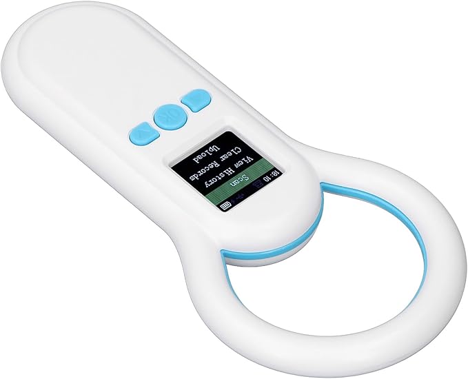 S20 Pet Microchip Scanner, ABS Material, 500 Records Storage, USB Upload, Fast Recognition for Dogs and Cats