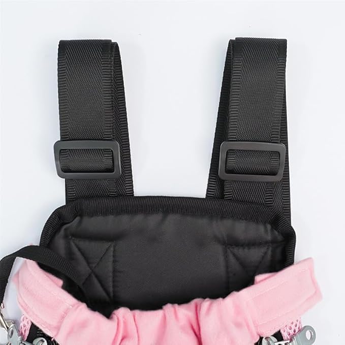 Portable Pet Carrier Backpack, Adjustable Pet Front Cat Dog Carrier Backpack Travel Bag for Small Medium Dogs Cats Puppies, Cat Backpack Carrier for Hiking Cycling (L, M)