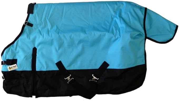 AJ Tack 1200D Waterproof Winter Pony Blanket - 300g Heavyweight Turnout with Fleece Collar, Shoulder Gussets & Tail Flap - Camouflage 58"