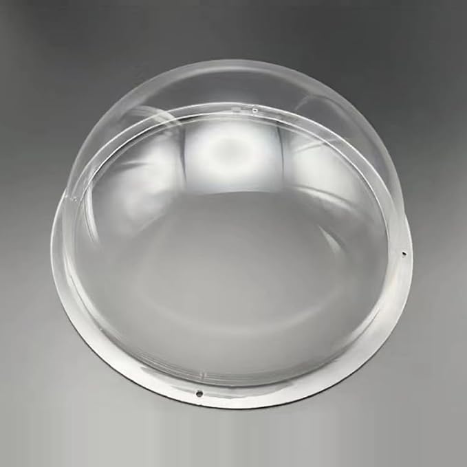 LOTOWELZON 4.7 Inch Acrylic Replacement Transparent Clear Camera Dome Cover Security Camera Housing Pet Dog Fence Window Skylight (ID120mm*H60mm/4.7 * 2.4in)