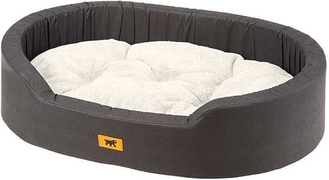 Ferplast Dandy Cat and Dog Bed, Cotton/Fur, 55 x 41 x 15 cm
