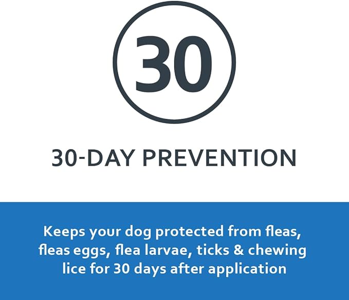 SENTRY PET CARE SENTRY Fiproguard for Dogs, Flea and Tick Prevention for Dogs (5-22 Pounds), Includes 6 Month Supply of Topical Flea Treatments