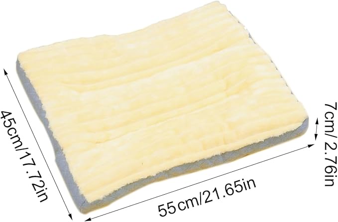 Dog Bed,pet Beds & Furniture,Machine-Washable Cushion for Dogs and Cats,Suitable for Dogs, Floor Furniture Use Yellow M