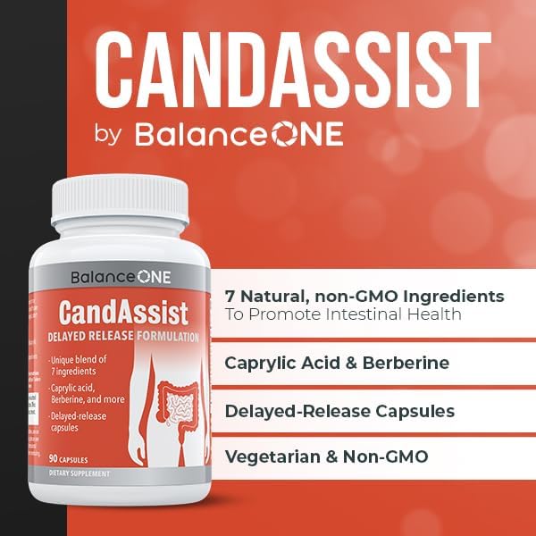 Balance ONE 3 Month Kit | Probiotic, CandAssist, Liver One | 15 Billion CFU Probiotic | Natural Cleanse with Caprylic Acid | Liver Support with Milk Thistle