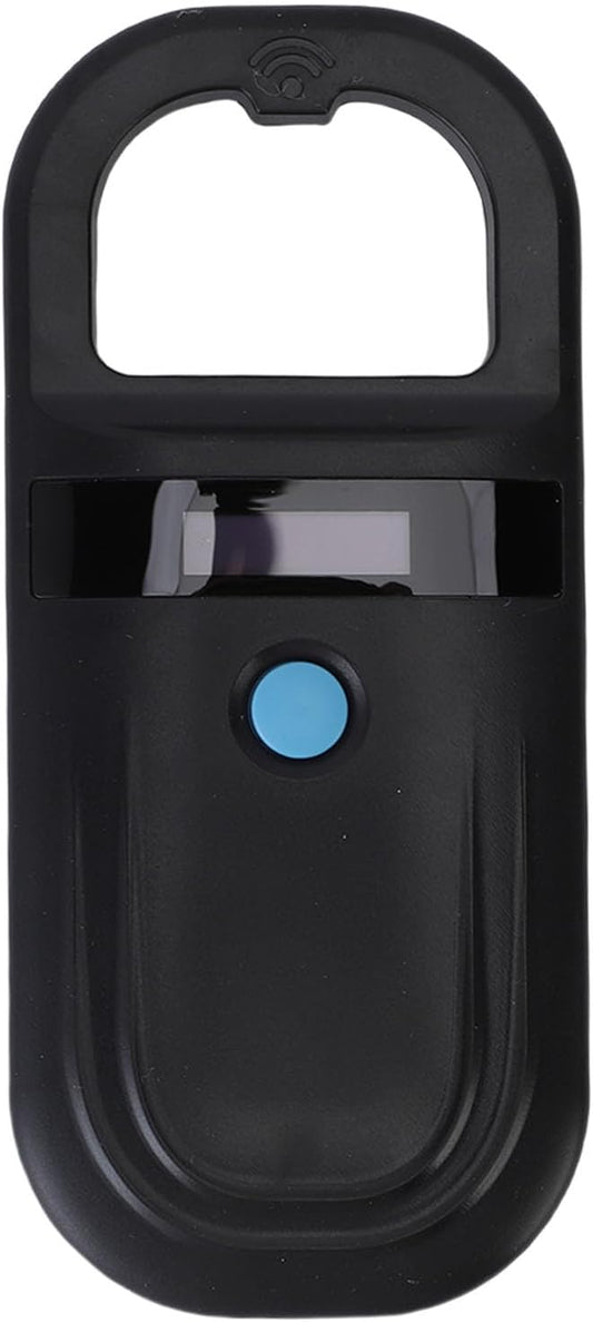 Microchip Scanner, 1000 Records Rechargeable Display Screen Pet Chip Scanner for EMID (Type 2)