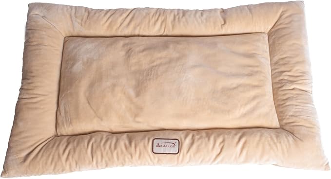 Large Dog Bed Mat - Soft Pet Cushion Pad for Crate - 35" L x 22" W - Plush Comfort for Big Breeds