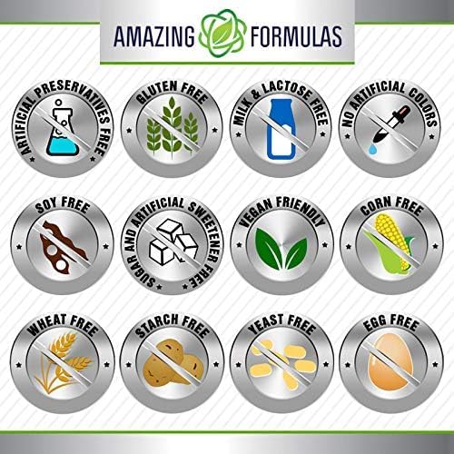 Amazing Formulas Ashwagandha Extract Supplement | 3000 Mg Per Serving | 120 Veggie Capsules | Non-GMO | Gluten-Free | Made in USA | (2 Pack)