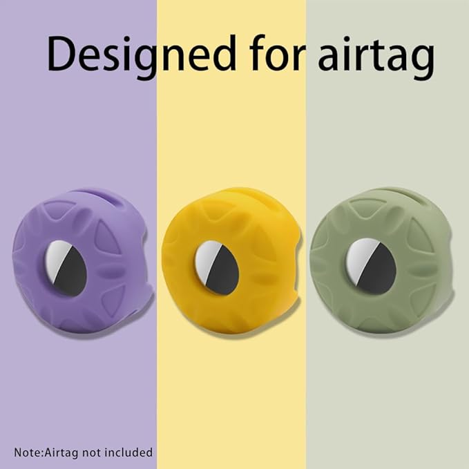 Airtag Cat Collar Breakaway, Safety Kitten Collar with Apple Airtag Holder,Cute GPS Cat Collar with Bell, Lightweigh Tracker Cat Collars for Girl Boy Cats, Kittens and Puppies