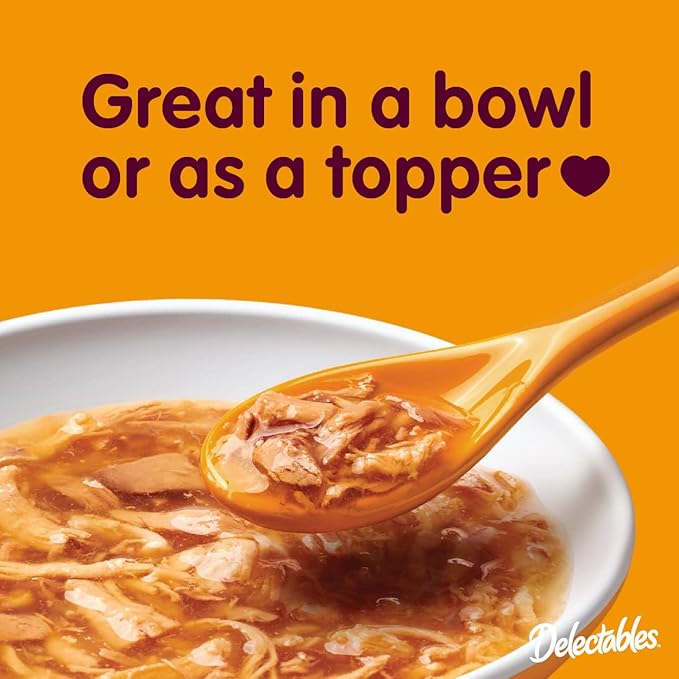 Hartz Delectables Stew Senior Lickable Wet Cat Treats, Multiple Flavors 1.4 Ounce (Pack of 12)