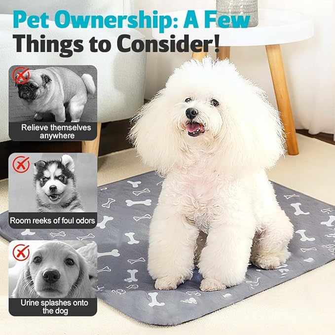 Puppy Pads for Dogs, 2026 New Washable Puppy Pads with Pheromones, Pee Pads for Dogs & Cats, Durable Leak-Proof & Anti-Slip Pet Training Pads for Home & Travel, Reusable (Brown, 31.5" x 35.4")