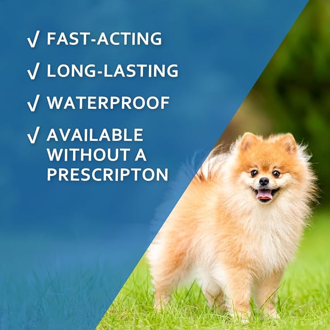 Sentry Fiproguard Plus for Dogs, Flea and Tick Prevention for Dogs (45-88 Pounds), Includes 6 Month Supply of Topical Flea Treatments