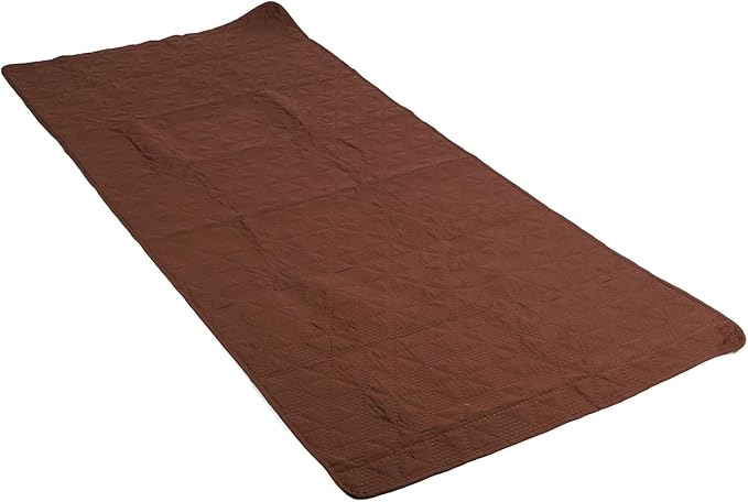 Dog Bed Cover, Slip Washable Pet Blanket for Sofa Couch Furniture Protector with Double Sided TPU Liner for Cats Puppies Brown (30x70in/ 76.2x177.8cm)