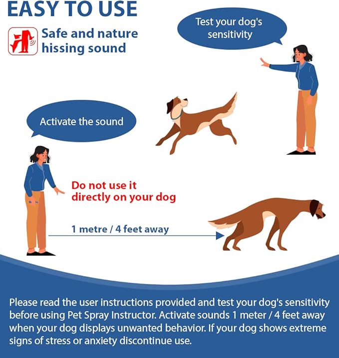 Gutes Leben Dog Instructor Spray, 70ml Spray Corrector Dog Trainer, Safe Humane & Effective Stop Barking, Jumping Up, Food Stealing, Dog Fights & Attacks, Help Stop Unnecessary Dog Behaviour (2 Pack)