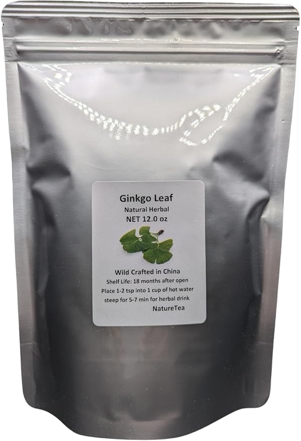 Ginkgo Leaf - Premium Ginkgo Biloba Loose Leaf 100% from Nature (01 oz)