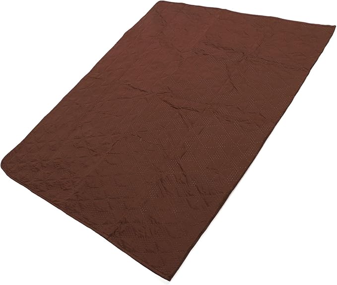 Waterproof Dog Bed Cover 52x82in Brown, Slip & Washable Sofa Protector - Furniture Guard Against Pet Accidents, Non - Slip Bottom for Dogs & Cats (52x82inch)