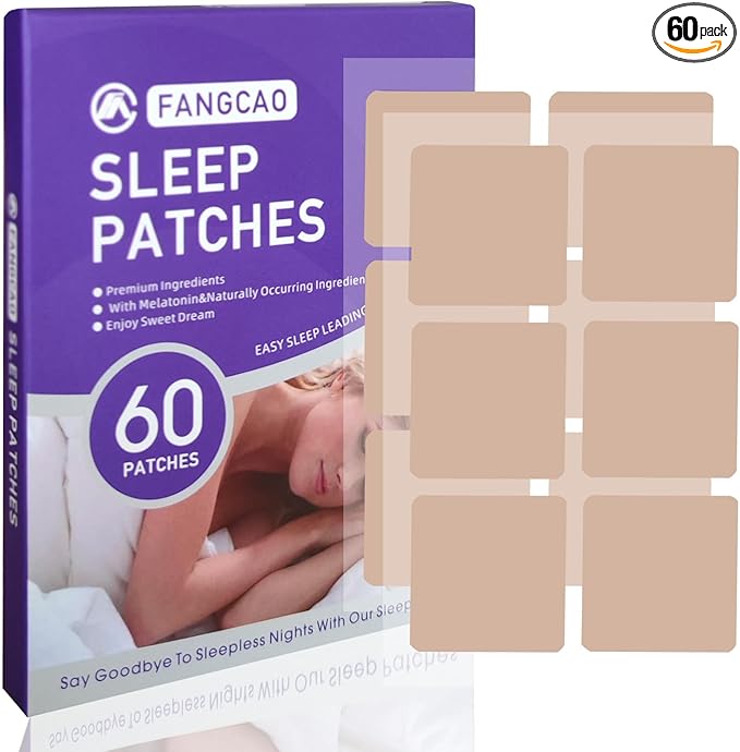 Sleep Patches, Sleep Patch for Adults, Premium Ingredients Upgraded 60 Patches Set, Easy to Apply and Comfortable