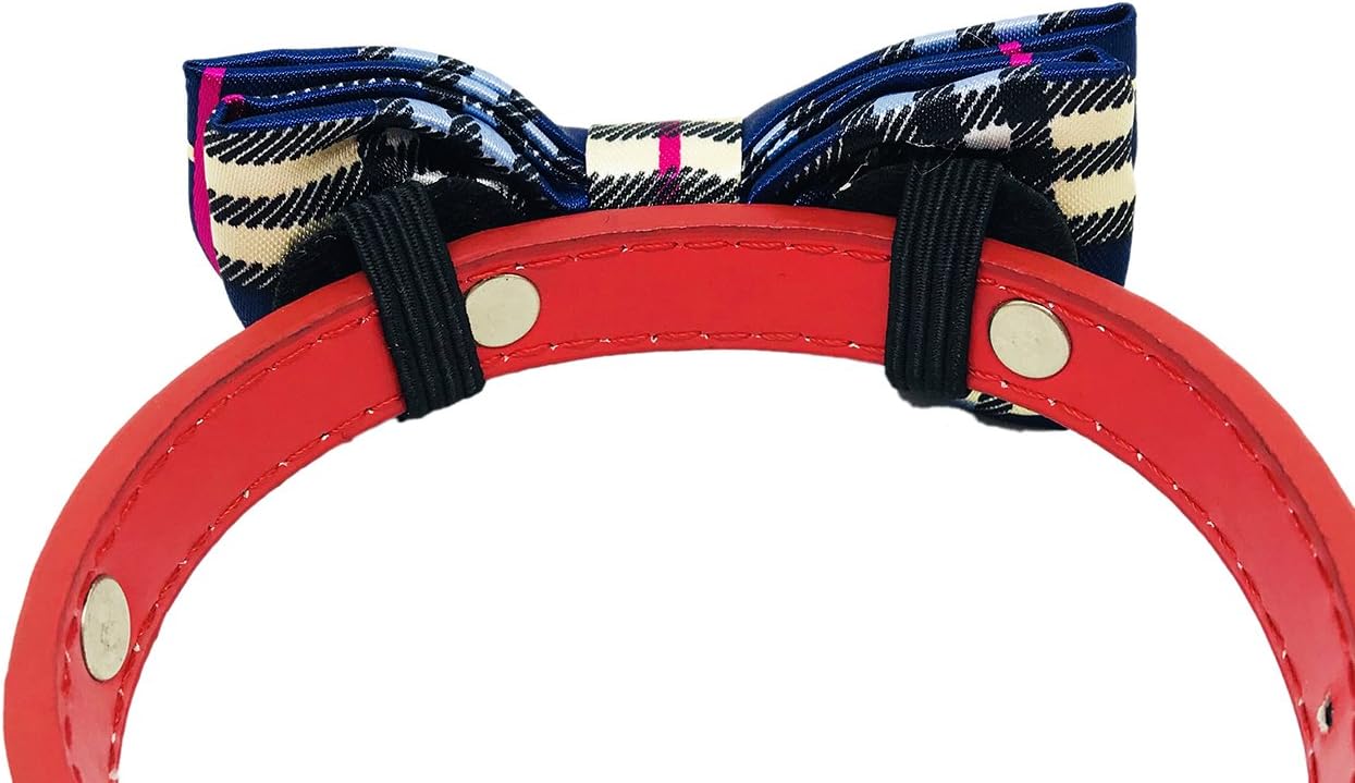 PET SHOW 10 Pack Small Dogs Collar Bowties Attachment Charms for Puppies Cats Embellishment Collars Accessories Bows Ties for Birthday Parties Holiday Wedding Supplies