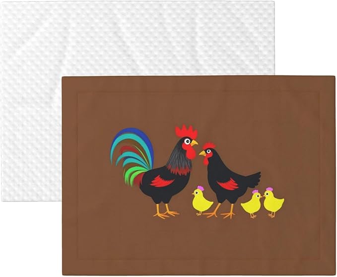 Chicken Farm Animal Print Soft Plush Pet Blanket, Washable Dog Blanket, Cat Fleece Throw, Puppy Bed Crate Mat & Sofa Couch Protector - Medium