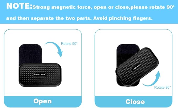 Carefree Fish Aquarium Super Strong Magnetic Cleaner for Glass Fish Tank Magnet Brush with Algae Scrapers Floating