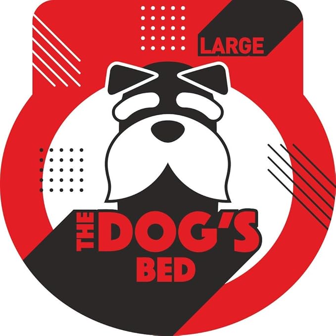 The Dog’s Bed Replacement Outer Cover & Bolster for Standard Foam Beds, Flannel Fabric, Grey, Large