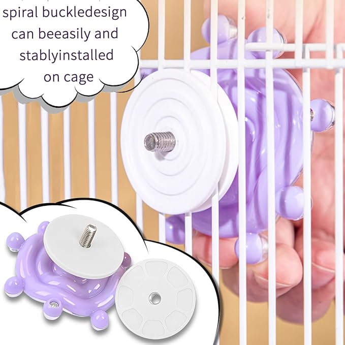 Budgie Toys, Parakeet Training Toy, Interactive Bird Educational Toy For Small Birds, Cockatiel Toys, Fun Parakeet toys, Lovebird toys, Quaker Parrot toys, Bird Toys For Conures, Sun Conure toys(Blue)