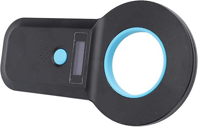 Handheld Pet Microchip Scanner with Bluetooth and USB C Connectivity - 134.2KHz and 125KHz Animal Chip Reader Supporting EMID and FDX B ISO 11784 85-128 Data Storage OLED Display
