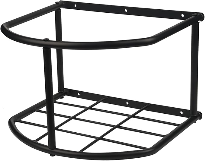 Bucket Holder for Horses Feed,5 Gallon Water and Feed Bucket Holder for Horses,Heavy Duty Metal Wall Mount Water Bucket and Pail Holder for Livestock in Stable (2)