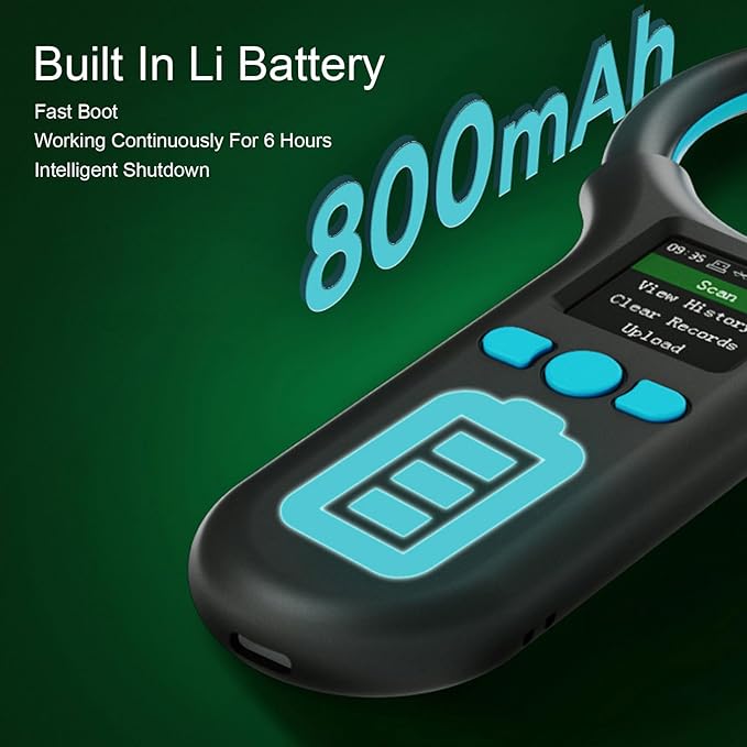 Pet Microchip Scanner, Animal Handheld Reader with 1.44 Inch LED Color Screen, FDXB EMID Microchip, Rechargeable Animal Chip Registration for Pets Pigs Dogs Cats