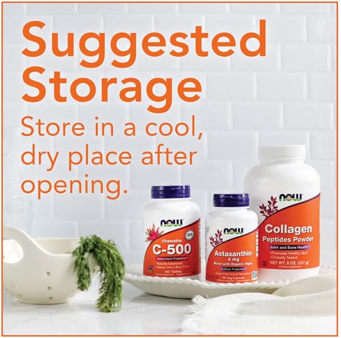 NOW Foods Psyllium Husk 500mg, 500 Capsule (2 Pack)
