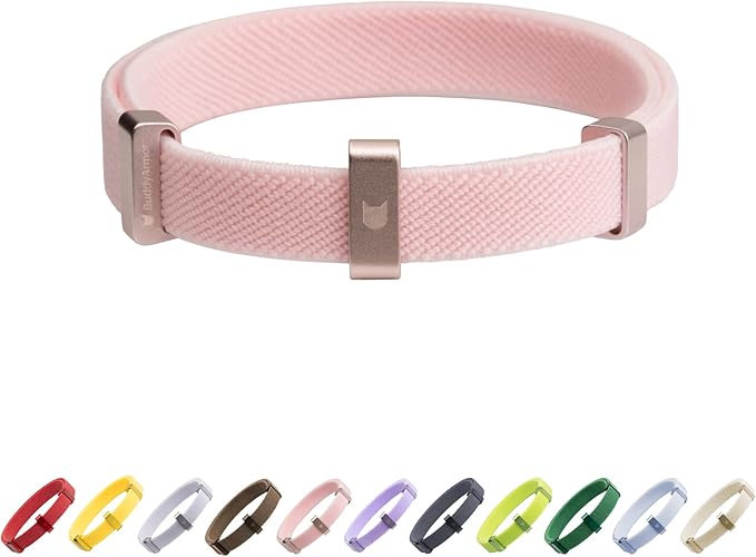 Safety Cat Collar and ID Tag Set - Elastic Quick Release, Non Breakaway Cat Collar Personalized Anodized Aluminum Pet Name Tag, Lightweight for Kitten and Small Large Cats
