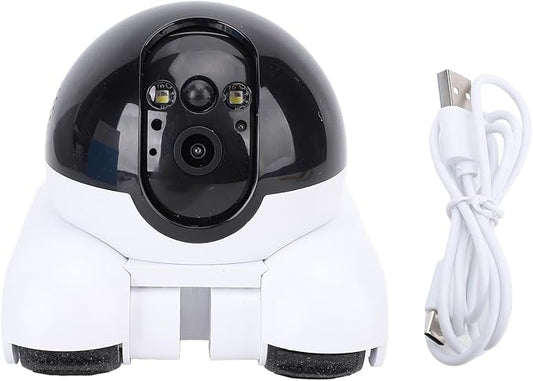 Ejoyous Pet Robot Camera, Double Lens 1080P Pictures Watching App, 5200mAh Battery Remote Control Wheels, Two Way Talk Interaction, One Click Feature, Supports 128G Storage Card