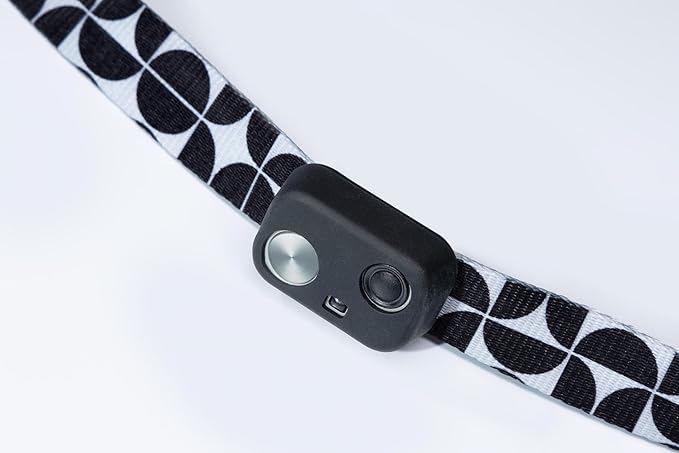 MS-5 Automatic Pet Door Collar, Genuine High Tech Pet Brand Dog Collar for Power Pet Doors - Deluxe Strap (Modern, Large) - DC-MDN-MS5-L