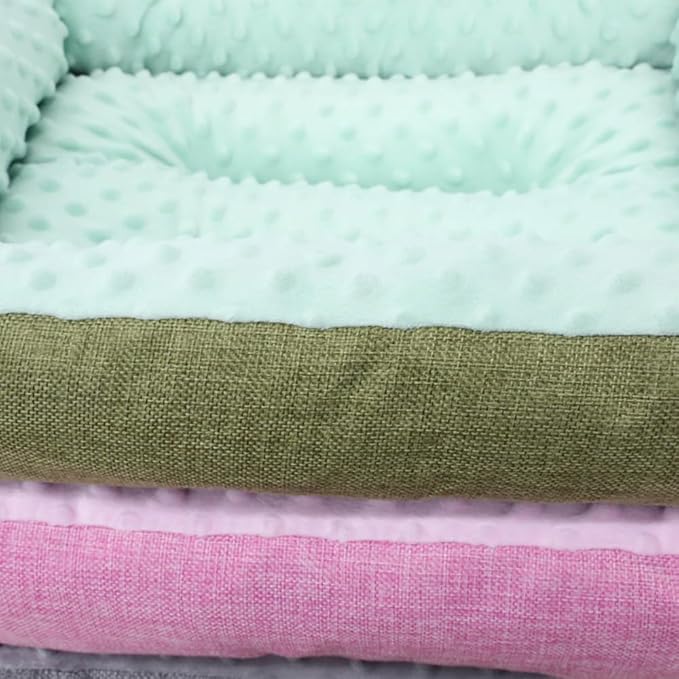 Large Dog Bed with Non-Slip Bottom, Waterproof Orthopedic Cushion, Machine Washable Rectangle Pet Mat - Thick Cozy Bed for Big Dogs(15.75''X3.94''X11.81'',Coffee)