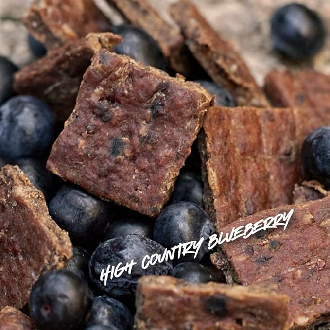 High Country Wild Blueberry Elk & Venison Training Dog Treats - Natural Grain-Free Puppy & Dog Snacks - Protein for Training & Reward - No Fillers, No Artificial Preservatives, 4oz 3 Packs