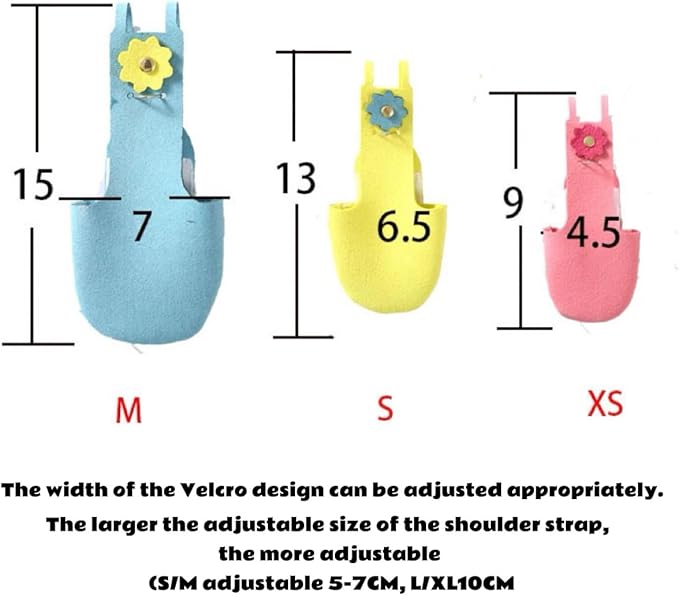 Parrot Clothes, Bird Diapers, Tiger Skin Peony, Flight Suit - Key Features for Avian Comfort and Style (Blue, XS, Count, 1)