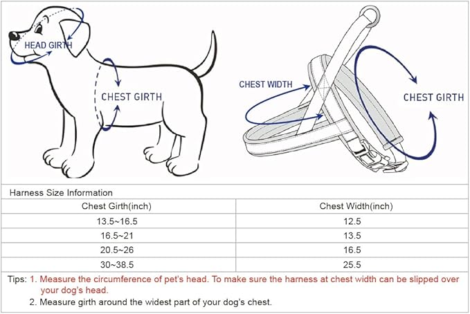 Blueberry Pet 4 Colors Soft & Comfy 3M Reflective Jacquard Padded Dog Harness, Chest Girth 20.5" - 26", Marsala Red, Medium, Adjustable Harnesses for Dogs