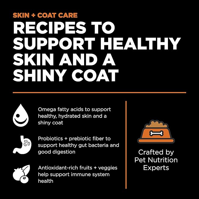 Go! Solutions Skin + Coat Care, Grain-Free Dry Cat Food, Salmon Recipe, 16 lb Bag