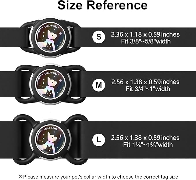 Waterproof Airtag Dog Collar Holder, Silicone & ABS Airtag Holder for Dog & Cat Collars, Ultra-Durable, Lightweight and Protective Airtag Case (Rose-1, Small)