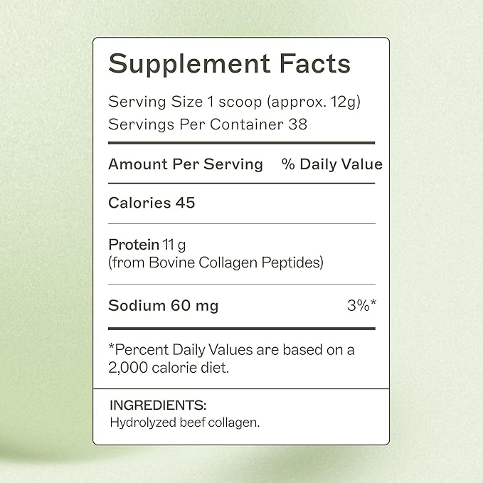 Amy Myers MD Grass Fed Collagen Peptides Powder Unflavored - Pure Hydrolyzed Collagen for Hair Skin and Nails - Bone & Joint Health - Non-GMO, Gluten-Free, Paleo & Keto Friendly - No taste 38 Servings