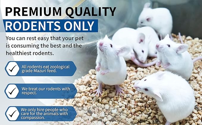 MiceDirect Frozen Mice Combo Pack of 15 Small Pinkies & 15 Pinkies Feeder Mice - Food for Corn Snakes, Ball Pythons, Lizards – 40 Ounce (Pack of 30)