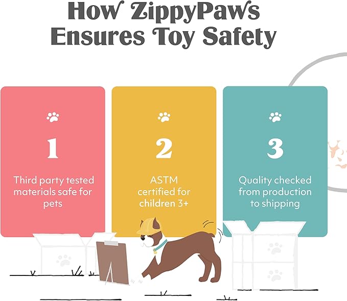 ZippyPaws Loopy - No Stuffing Dog Toys to Keep Them Busy, for Small, Medium, & Large Dogs, Squeaky Pet Toy for Boredom, Unstuffed Chew Toy, Soft Plush Puppy Products, Hedgehog - 10"
