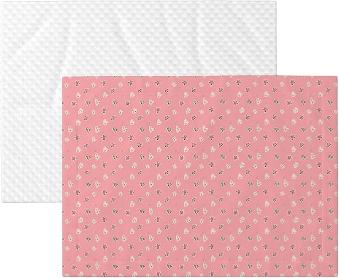 Two Sided Plush Pet Blanket for Crates Carriers Home Use, Pink Cheetah Leopard, Reversible Throw with Cozy Dot Fabric and Silky Reverse for Small Large Pets