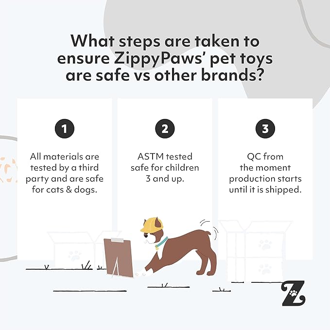 ZippyPaws Skinny Peltz - No Stuffing Dog Toys to Keep Them Busy, for Medium and Large Dogs, Squeaky Unstuffed Chew Toys for Pets, Soft Plush Variety Pack, Fox, Raccoon, & Squirrel - Holiday 3-Pack